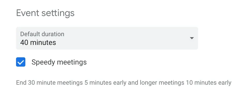 Speed Meetings